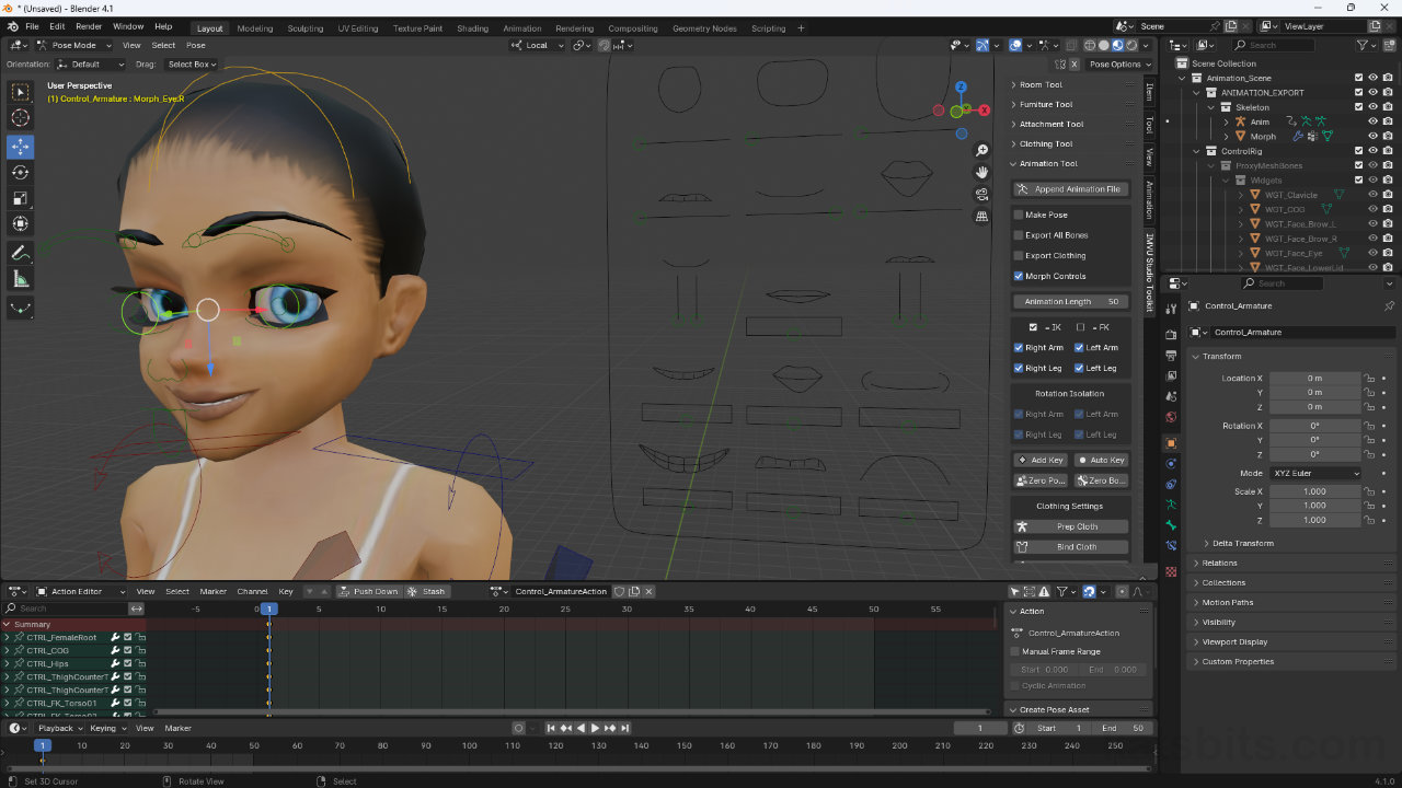 Download IMVU Toolkit 1.1.4 for Blender.
