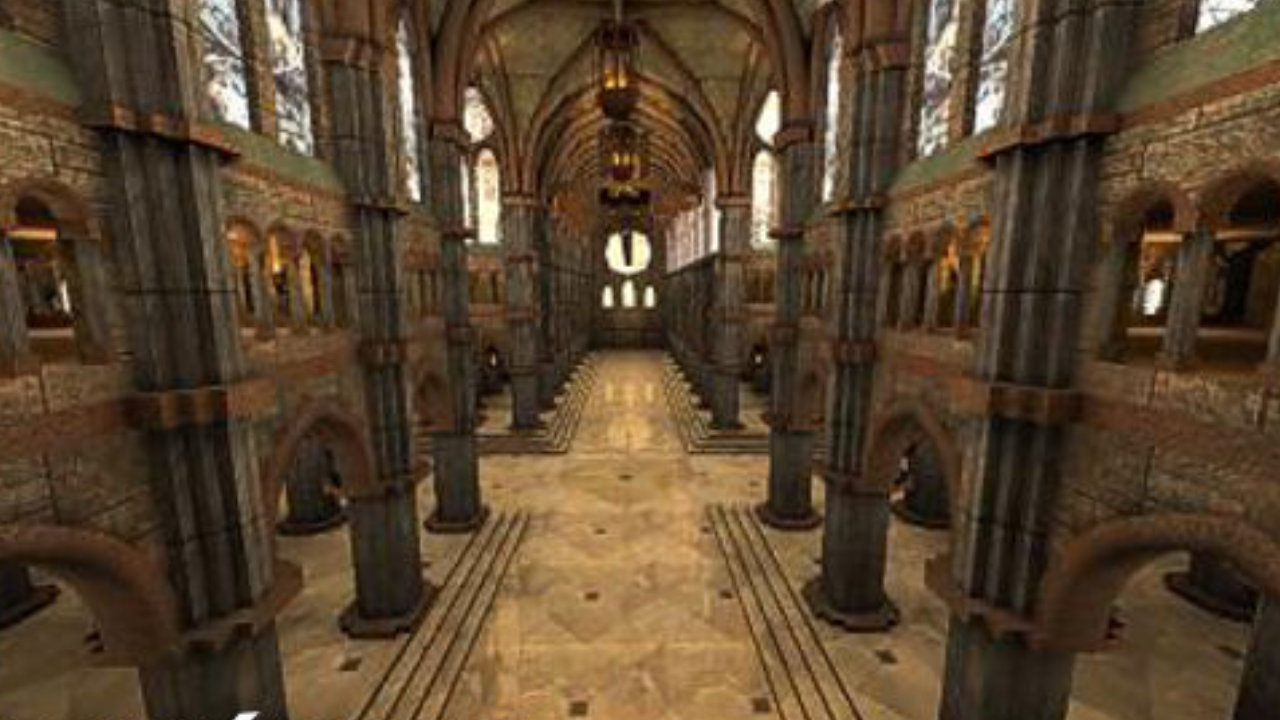 Chartres Cathedral: Custom Quake III Multiplayer Level