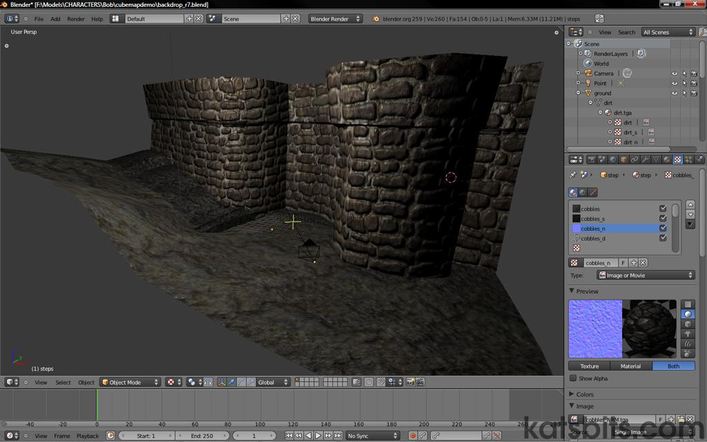 Game Ready 3D Models - Backdrop Test Scene (*.blend)