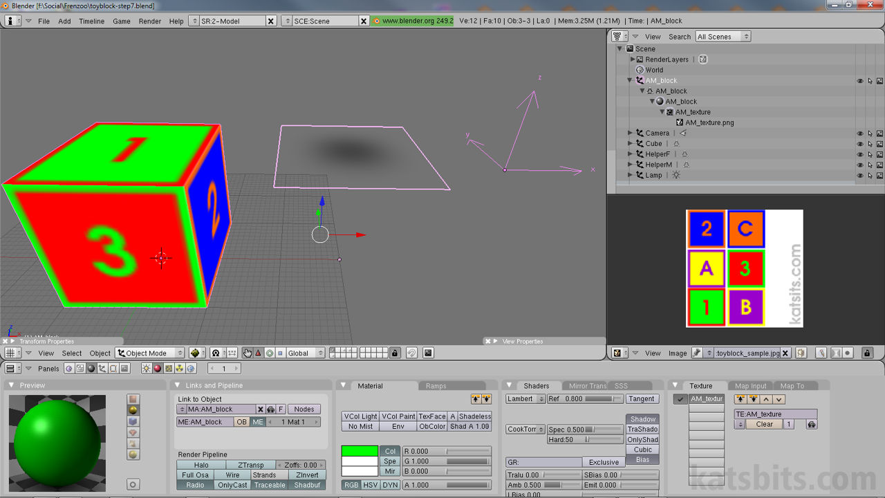 Frenzoo Furniture Template for Blender 2.4(x)