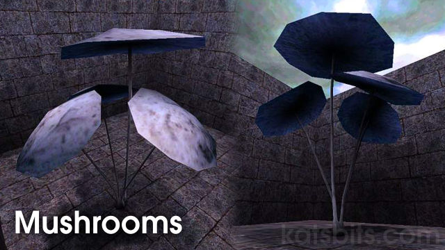 Game Ready 3D Models - Giant Field mushroom models (*.md3)