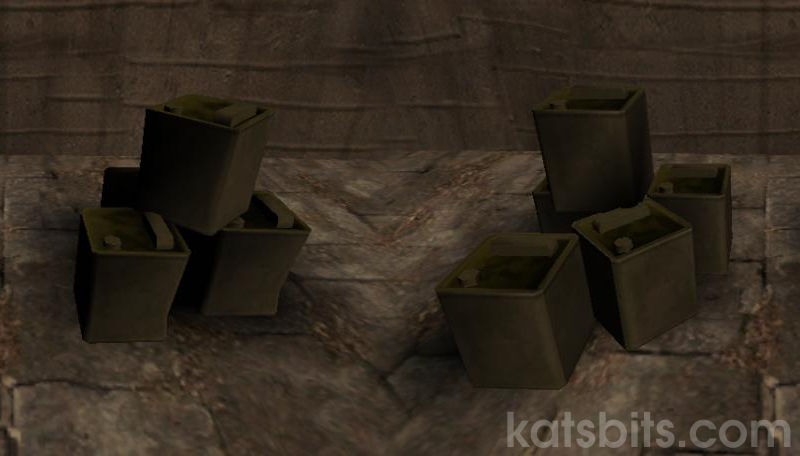 Game Ready 3D Models - WW2 Allied water cans (*.md3)