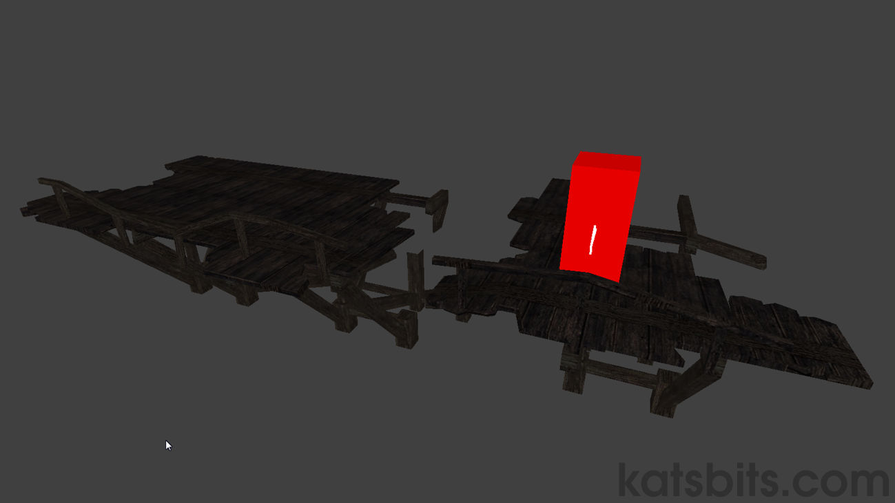 Game ready 3D Models - Suspended wooden walkways (*.ase)