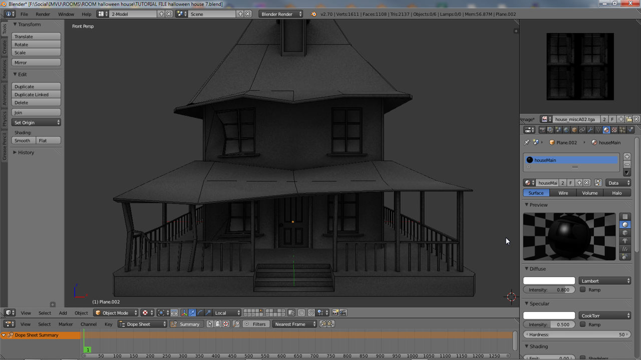 Using Sculpt to Deform, Distort, or Age Meshes