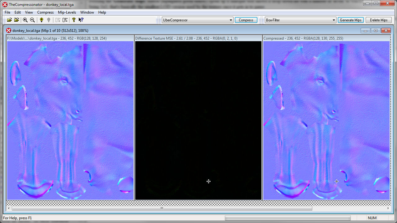 Saving DDS Textures Using ATI's The Compressonator