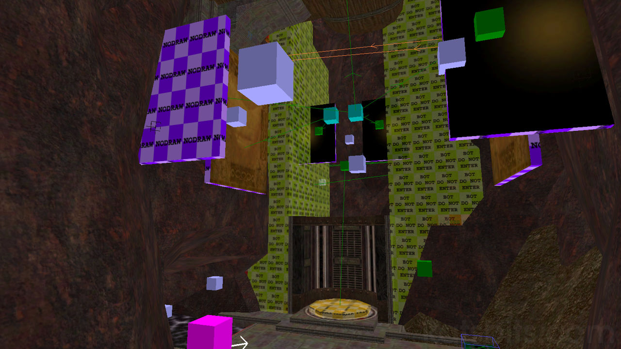 Using DONOTENTER Clip Brushes