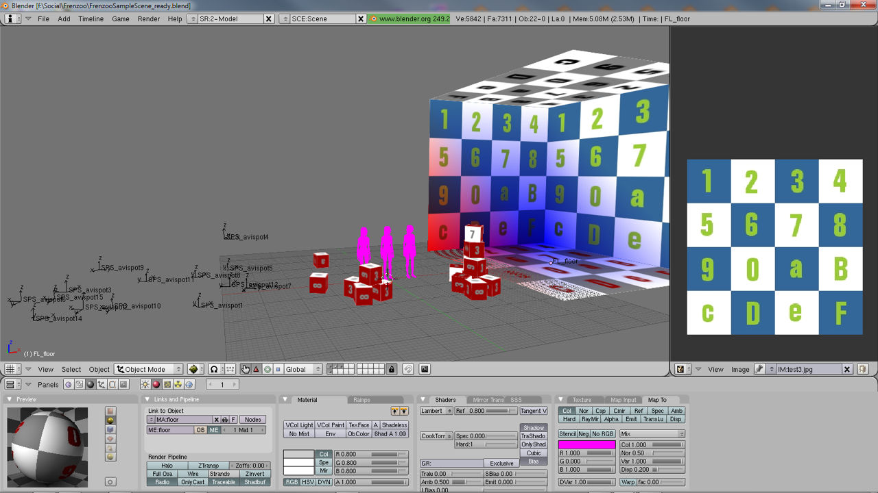 Making rooms & scenes for Frenzoo using Blender 3D
