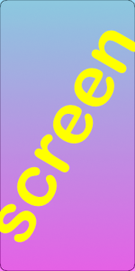 Cell phone design 5 screen